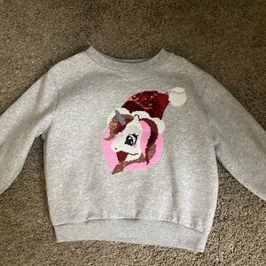 H&M Unicorn Sweater 4T